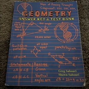 Teaching Textbooks Geometry Answer Key & Test Bank Book